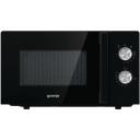 Gorenje Mikrobangų krosnelė MO20E2BH, 800 W, 20 L, Grilis, Juoda