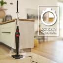 Vileda Tvaika mops 168917, 240mm, 5m, 0.4L, 3 režīmi, 99.9% baktēriju noņem&scaron;ana, ergonomisks, salokāms