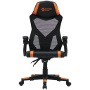 Gaming chair with mesh backrest 90&deg;&ndash;135&deg; adjustable backrest Class-3 gas lift up to 120 kg Flow MCH01 Black-Orange CNE-MCH01 CANYON
