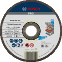 Grie&scaron;anas disks Rapido Multi Constr 115, 1,0 mm, Mazām leņķa slīpma&scaron;īnām PRO MULTI CONSTRUCTION GRIEZĒJDISKS, 2608602384, BOSCH