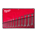 DIVPUSĒJO UZGRIEŽŅU ATSLĒGU KOMPLEKTI, DOUBLE OPEN END SPANNER SET - 12 PC, 4932492714 MILWAUKEE