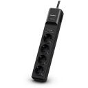 Cyberpower Pagarinātājs P0420SUD0-DE, 1.8 m, 4 ligzdas, ar slēdzi, 2 USB ligzdas, zemējuma kontakti
