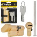 Keltin Užrakto cilindras su rankenėle 35/35k K02645, 30/30G mm, 3 raktai, aliuminis, ZnAl lydinys, 25000 ciklų