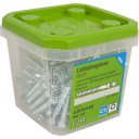 Varžtas betoninėms grindjuostėms ECS-CY, 5,0x40 balto cinkuoto 100vnt. 105201 ESSVE