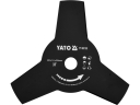 Krūmgrieža / trimmera disks 255mm, 3 asmeņi, 25,4mm YT-85155 YATO
