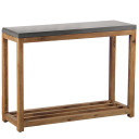 Riiul SANDSTONE 87x28xH60cm, riiulid: kiudtsement, v&auml;rvus: hall, raam: akaatsia 72538 HOME4YOU