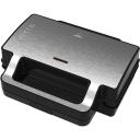 Adler V&otilde;ileiva r&ouml;ster AD 3073, 1000 W, 2 plaati, roostevaba teras/must, vertikaalne ladustamine, libisemiskindlad jalad