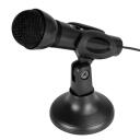 Media-Tech Микрофон MT393, 1.1m, 3.5mm аудио разъем, 67dB, 100-16000Hz, шумоподавление, съемная подставка