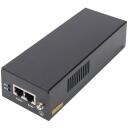 Digitus PoE inžektors DN-95109, 85 W, 1 x RJ-45, AC 100-240 V, 56 V, melns