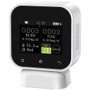 Fnirsi gaisa kvalitātes monitors, SFD-02, 1000 mAh, 2.4 collas, HCHO, TVOC, mitrums, AQI, skaņas trauksme, datu uzkrā&scaron;ana