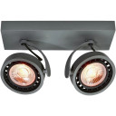 Laevalgusti Wally, 4304, AC220-240V, IP20, 2xGU10/ES111, grafiit; OS-WALLY2-15-DEC GTV