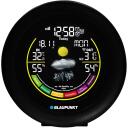 Blaupunkt Meteoroloģiskā stacija WS35BK APP, 5V 600mA, krāsu LCD, pulkstenis, modinātājs, UV indekss, PM2.5