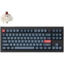 Keychron V3M-D3 klaviatuur, RGB LED, 2.4 GHz, Bluetooth 5.1, PBT klahvid, 4000 mAh aku, 55 g vajutuse j&otilde;ud, 1000 Hz