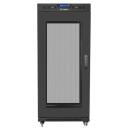 Lanberg riiulikapp 19 27U 600x800 FF01-6827-23BL, 600x800mm, 27U, must, perforatsiooniga uks, lamepakend, IP20
