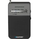 Blaupunkt Pārnēsājamais radio PR3BK, 0,3 W, 1 skaļrunis, 1,5 V, 2 AA baterijas, AM, FM, teleskopiska antena