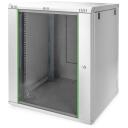 Digitus Sienas montāžas skapis DN-19 16U-6/6-EC, 60 cm, 60 cm, 81.62 cm, IP20, 16U, 60 kg