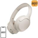 Qcy Bezvadu austiņas H2 Pro white, 40mm, 400mAh, līdz 60h, Bluetooth 5.3, USB-C, iOS/Android, 2 ierīces