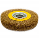 Diskinis šepetėlis Ø150mm, žalvariniai šereliai, storis 40mm
