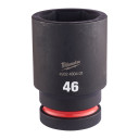 SHOCKWAVE&trade; IMPACT DUTY TRIECIENIZTURĪGAS UZGRIEŽŅU MUCIŅAS, 46 MM 3/4" IMPACT SOCKET DEEP - 1PC, 4932480401 MILWAUKEE