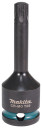 TORX UZGAĻI TRIECIENA UZGRIEŽŅU ATSLĒGĀM Impact Black 1/2&ldquo; T50 x 78 mm, E-19831 MAKITA