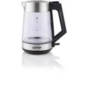 Gorenje Virdulys K17OGS, 1.7 L, 2200 W, 360&deg; sukamo pagrindą, Nerūdijančio plieno/Stiklo