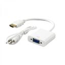 Sbox HDMI M.->VGA F. + Audio AD.HDMI-VGA+A, 1920x1200 pie 60 Hz, 1920x1080 pie 60 Hz, 0,2m, 24K apzeltīti spraudņi