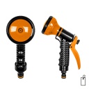 Daudzfunkcionāla plastmasas smidzinā&scaron;anas pistole, BRADAS, ECO-4441, ergonomisks rokturis, 2 funkcijas: migla un du&scaron;a