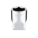&frac14;&Prime;HROMĒTI UZGRIEŽŅU SKRŪVĒ&Scaron;ANAS UZGAĻI AR ČETRIEM PLAKANIEM&trade; SĀNIEM, 1/4 DRIVE SOCKET - METRIC STANDARD - 14 MM, 4932478322 MILWAUKEE