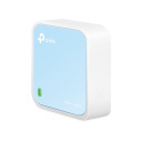 TP-Link TL-WR802N belaidis mar&scaron;rutizatorius 300 Mbps Wi-Fi N USB 2.0 kompakti&scaron;kas 1&times; WAN/LAN 10/100 M Balta/Mėlyna