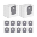 Roborock 8.04.0032 disposable dust bags 12-pack white for H5 compatible vacuum cleaner accessory