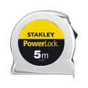 Mērlente Powerlock, 3m/5m, hromēts korpuss, 1-33-552, Stanley