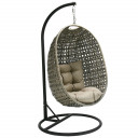 Piekaramais šūpuļkrēsls CORA ar spilveniem, 96x96xH198cm 20956 HOME4YOU