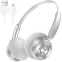 Onikuma GT820 spēļu austiņas GT820 Silver, 32mm, 108dB, 500mAh, 65h, Bluetooth 5.4, 20Hz-20kHz, 15m, 32&Omega;