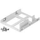 Logilink K&otilde;vaketta paigalduskomplekt AD0010, 2x 3,5", 2,5" HDD/SSD, plastmass, must, 12 kruvi