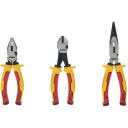Dewalt VDE tangide komplekt DWHT82811-0, 3 tk, 1000V, must oks&uuml;&uuml;dipind, mugavad k&auml;epidemed