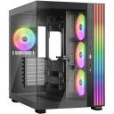 Be Quiet Light Base 600 LX Модель BGW67, 4 вентилятора, 2x 2.5" отсек, 1x 3.5" отсек, 7 слотов расширения