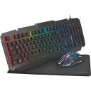 Logilink spēļu komplekts ID0185, USB, 105 taustiņi, RGB, 6 pogas, ergonomisks, saderīgs ar Windows un Mac