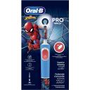 Oral-B Elektriskā zobu birste Vitality Pro Spiderman, 1, 2, akumulators, bērniem, uzlādējama