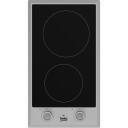 Beko Keramiskā plīts virsma HDCC 32200 X, 2900 W, 2 zonas, 220-240 V, 50 Hz, mehāniskā vadība, viegli tīrīt