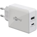 Goobay toiteadapter, 61674, 30 W, 5/9/12/15/20 V, 2 USB-C, kiire laadimine