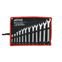 Kombinēto uzgriežņu atslēgu komplekts 6-22mm, 12 gab., hrom-vanādija tērauds, AW40114, AWTOOLS