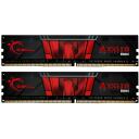 G.Skill Aegis F4-3200C16D-32GIS, 32 ГБ, 2 x 16 ГБ, DDR4, 3200 МГц, 288-pin DIMM, CAS 16, XMP 2.0, Dual-channel, 1.35 В