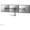 Neomounts monitors statīvs FPMA-D550DD3BLACK 13-27" 6 kg, 3 displeji, VESA 75x75/100x100, augstuma regulē&scaron;ana, melns