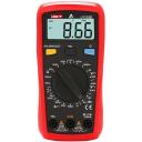 Uni-T UT133B rokas digitālais multimetrs, 600V AC, 10A DC, 60M&Omega;, 9.999mF, diodes tests, LCD apgaismojums