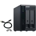 Qnap Система хранения TR-002 2 Bay USB Type-C, 2 SATA 3.5 дюйма, 1 USB-C, 10.15 Вт, внешний блок питания 36W