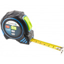 Ruletė 3m, 16mm, automatinis sustabdymas, nailonas, su magnetais, HT4M400 HOGERT