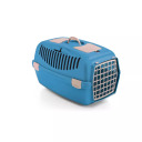 Transport cage Gulliver 3 with plastic door 61x40x38cm blue 2199850 STEFANPLAST