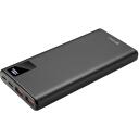 Sandberg Powerbank USB-C PD 20W 10000, 10000 mAh, 20 W, 2xUSB A, 2xUSB C, 3 įrenginiai, aliuminis, juodas, 1 vnt.