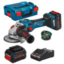 Akumulatora leņķa slīpma&scaron;īna GWS 18V-15 PSC 18V (2x8.0Ah) 06019H6B01 BOSCH