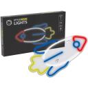 Manta Neonvalgustus SNL91MT, 5W, 5V, 2m kaabel, mitmev&auml;rviline, orgaanilisest klaasist alus, riputamine